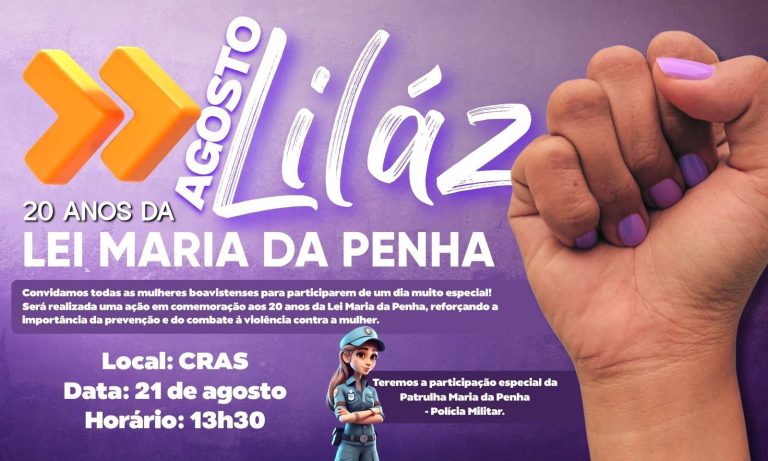 Convite especial para celebrar a Lei Maria da Penha